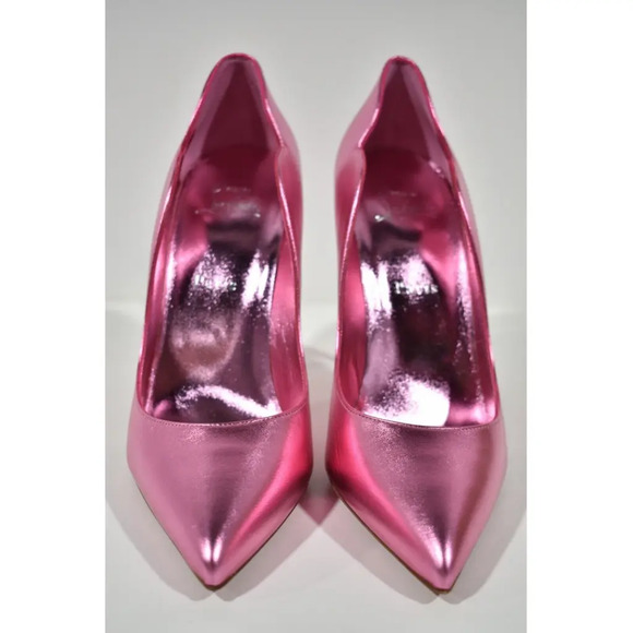 Christian Louboutin Hot Chick 100 Confettis Pink Leather Pointed Heel Pump 37.5 - Picture 5 of 12